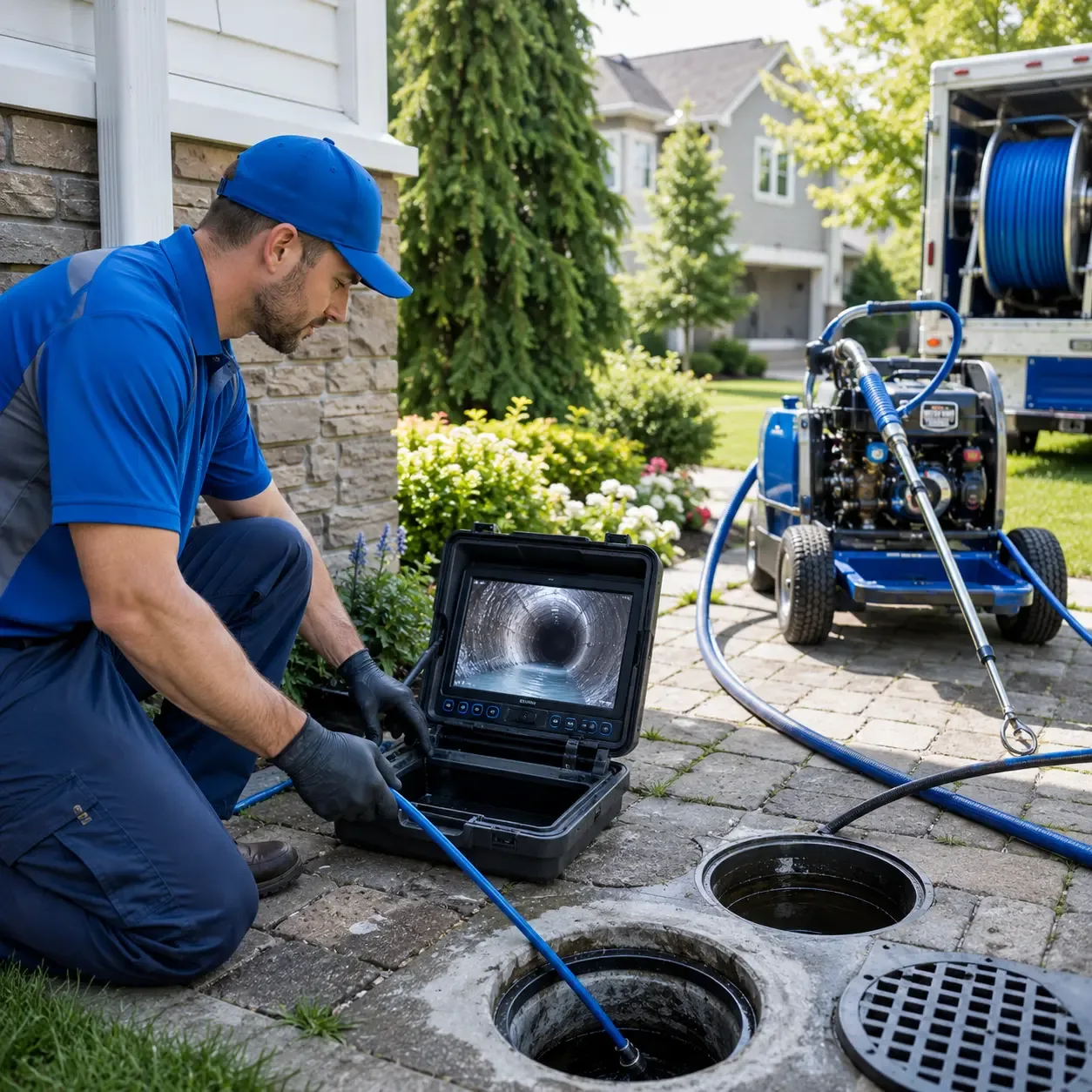 Outdoor drain cleaning professionals serving Supply, NC